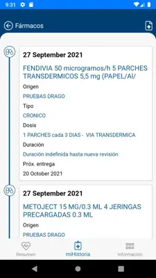 miHistoria android App screenshot 6